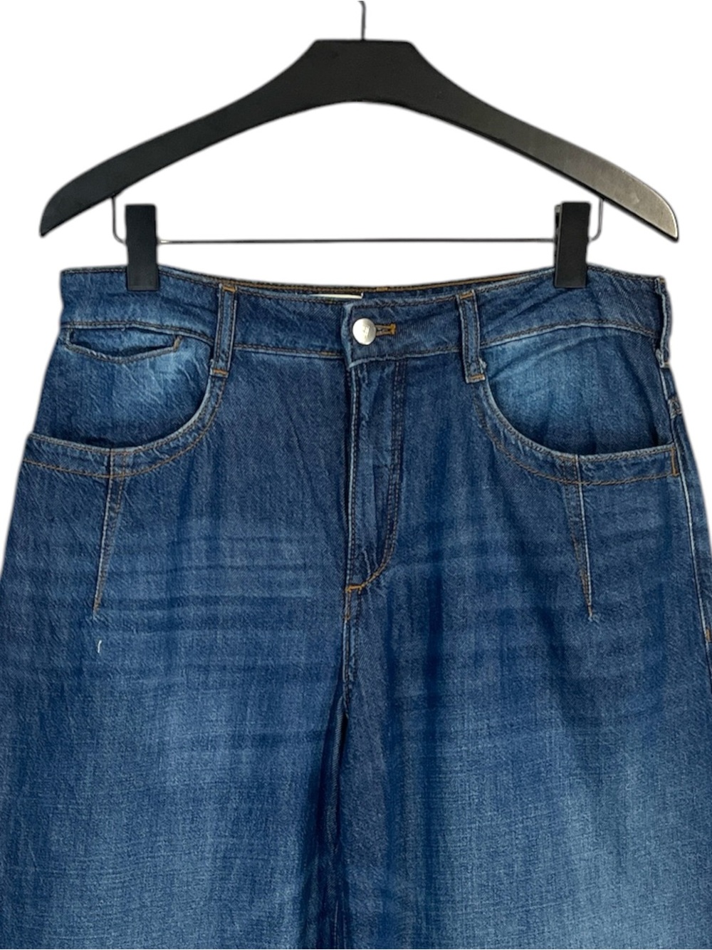 Anthropologie Pilcro Ultra Wide Leg Jeans Size 28 - Picture 3 of 8